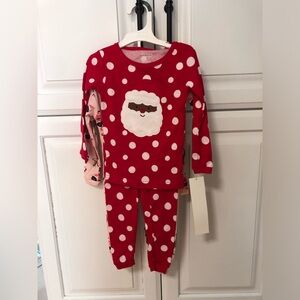 Carter’s girls Santa Christmas pajamas